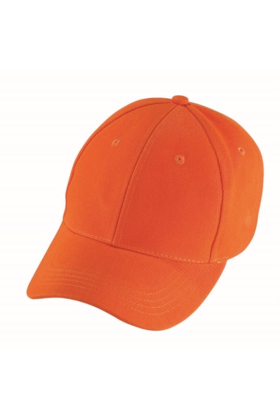 BASEBALL CAP-YOUTH-WOOL-ORANGE