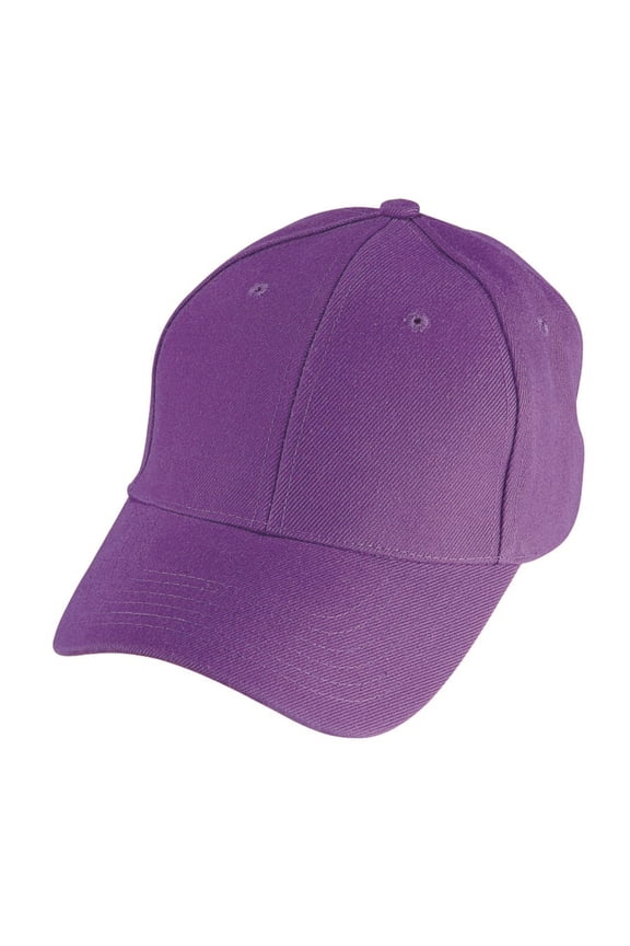 BASEBALL CAP-YOUTH-WOOL-PURPLE