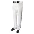 thumbnail image 1 of BASEBALL PANT W/ PIPING-WHITE/BLACK-YL, 1 of 2