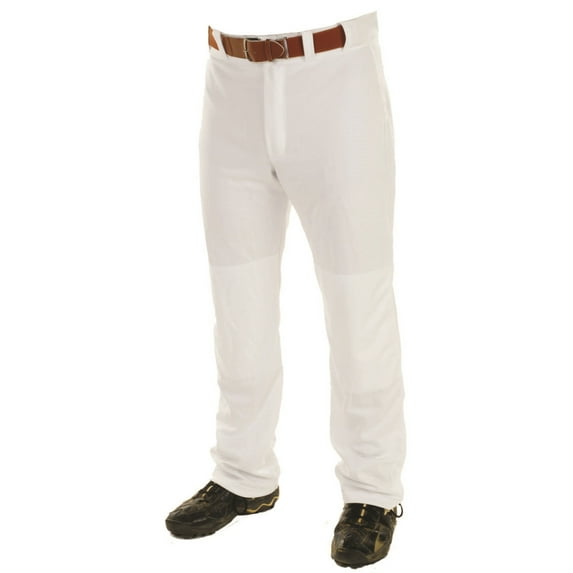 BASEBALL PANT-WHITE-ADULT-BAGGY-WHITE-AS