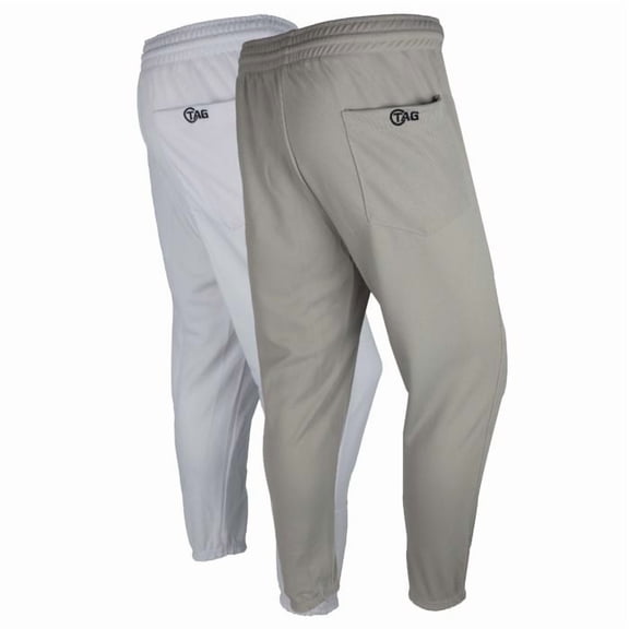 BASEBALL PULL UP PANT-ADULT, SIZE: MEDIUM