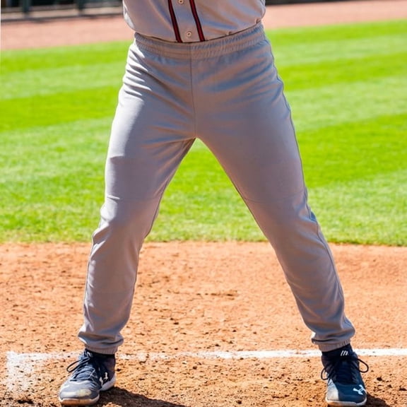 TAG Youth Pull Up Baseball Pant (2X-Large) Dodger Grey