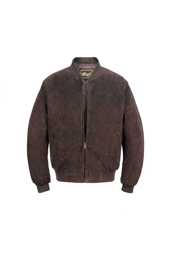BASEBALL SUEDE LEATHER COATS BY REED EST. 1950 (IMPORTED) (2XT, BROWN)