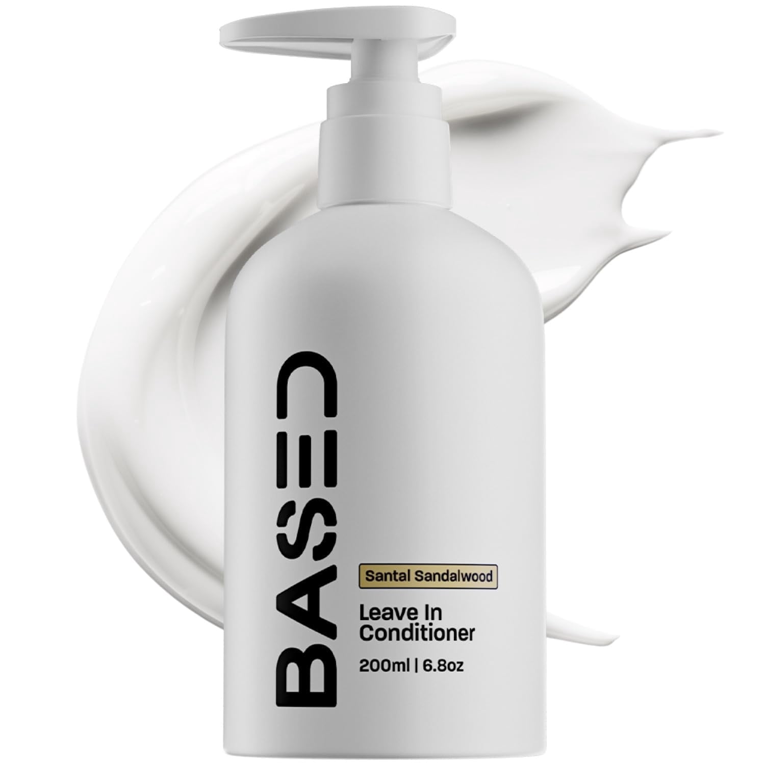 BASED BODYWORKS Leave In Conditioner For Men 6.8 Fl Oz Instant Frizz Control Hydrates Nourishes Hair Healthy Frizz Free Minutes, Makeup Organizers