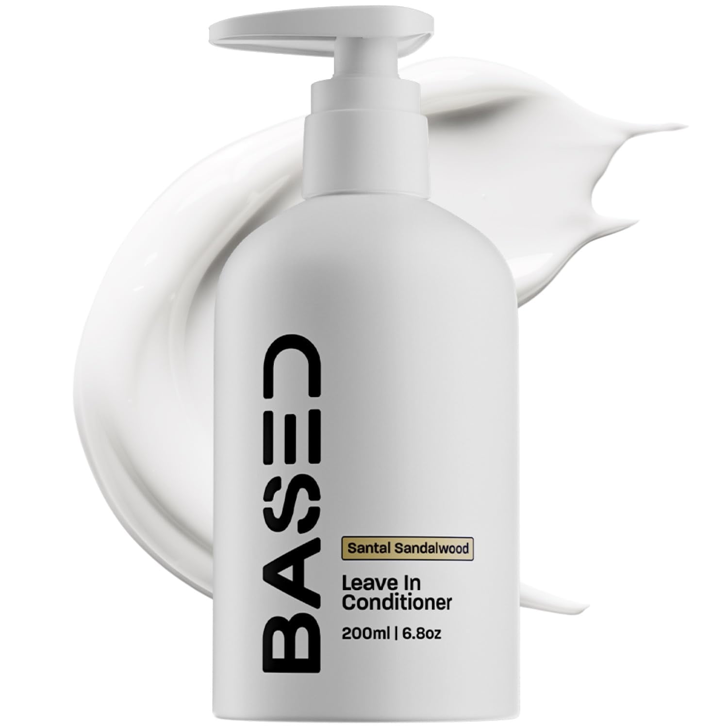 BASED BODYWORKS Men Leave In Hair Conditioner Instant Frizz Control ...