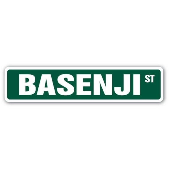 BASEJIS Street Sign dog puppy breeder pet yard | Indoor/Outdoor | 36" Wide