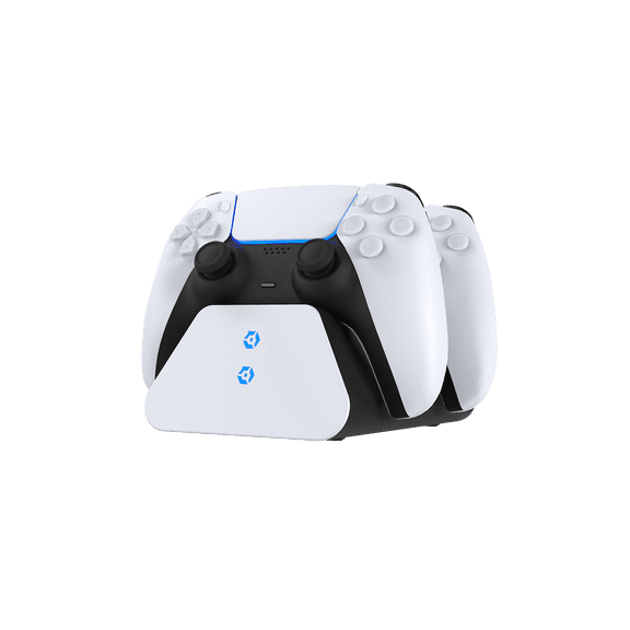 BASEKAMP Duo Charging Station Dock for PS5 - Charge 2 x PlayStation DualSense Controllers - 6 x Swappable Faceplates