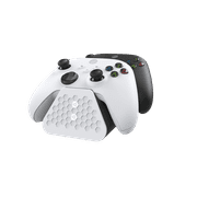 BASEKAMP Duo Charging Station Dock for Xbox Series X/S/One - Charge 2 x Official Xbox Controllers - Includes 2 x Batteries - 2 x Swappable Faceplates