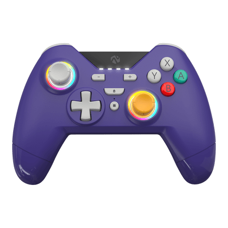 BASEKAMP Kore+ Wireless Controller for Nintendo Switch - Retro Purple- Programmable Back Buttons - RGB Sticks - Bluetooth - USB-C