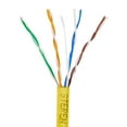 thumbnail image 1 of Steren BASELINE - 1000ft 24/4 CAT5E UTP cULus CM Solid Cable - Pull-Box - Yellow, 1 of 2