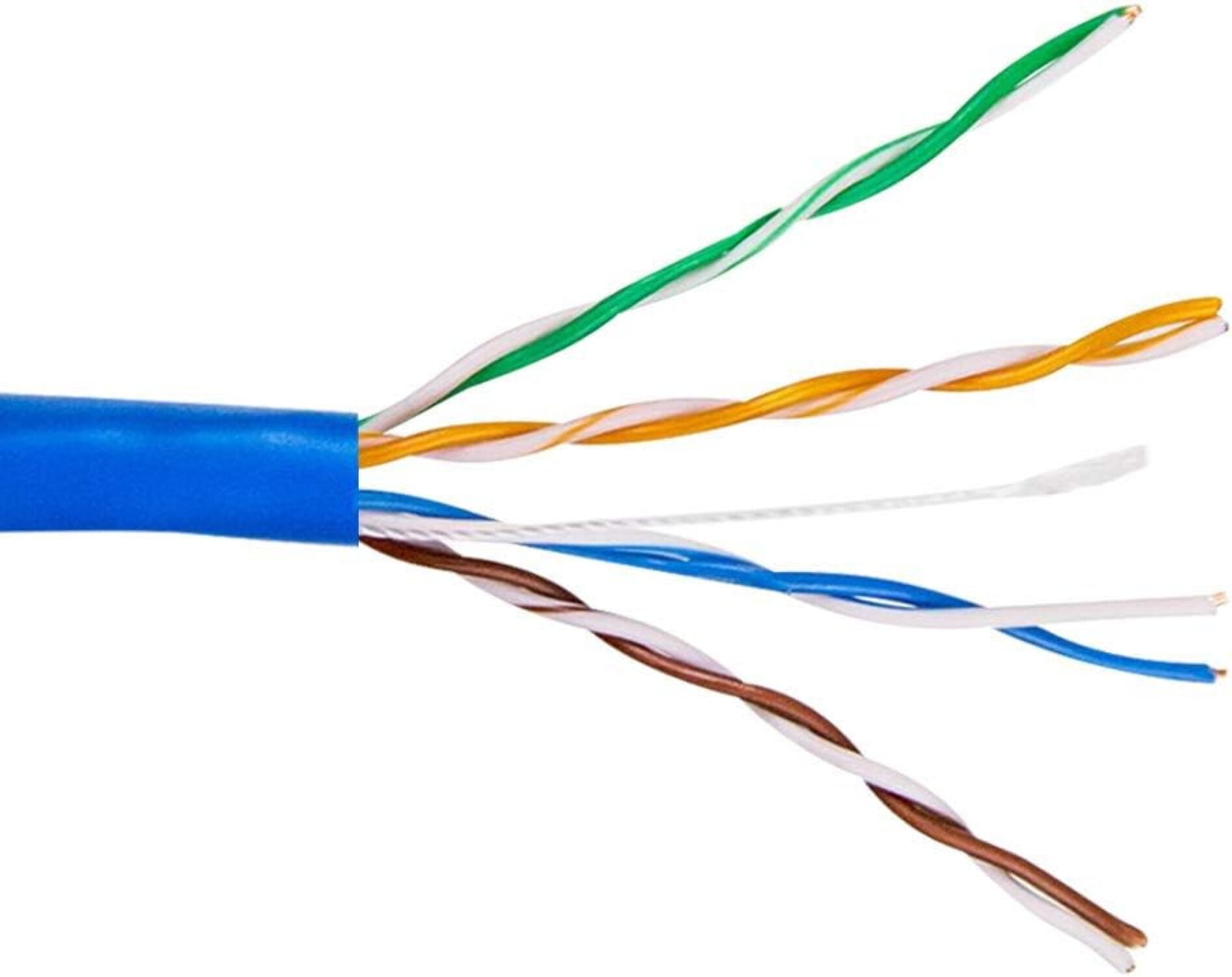 BASELINE 1000ft 24/4 CAT5E UTP cULus CMR Solid Cable PullBox