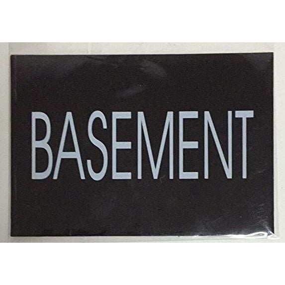 BASEMENT SIGN (BLACK)