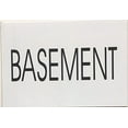 thumbnail image 1 of BASEMENT SIGN (WHITE), 1 of 2