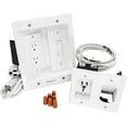 thumbnail image 1 of BASEPORT In Wall Cable Management Kit, TV Cord Hider for Wall Mounted TV with Recessed Outlet, 1 of 6
