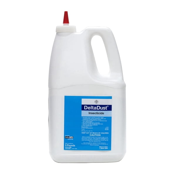 BASF Delta Dust Waterproof Insecticide - Deltamethrin 0.05% Crack & Crevice Dust - 5 LB Container