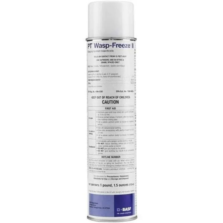 BASF Wasp Freeze II, Hornets, Yellow Jackets, Bees, Insecticide