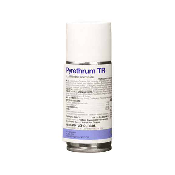 Pyrethrum TR - Total Release Fogger Insecticide - 2 oz Can by BASF