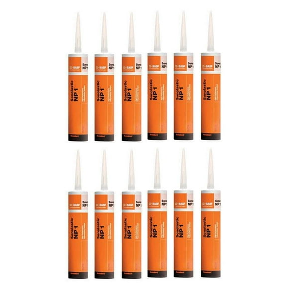 PrimeSource Polyurethane Multi-Purpose Sealant NP1 Black - 24 Pack, 10.1 Oz