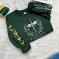 thumbnail image 1 of BASGIATH SLEEVES Fourth Wing Embroidered Sweatshirt, Custom Basgiath War College, Dragon Rider,Fantasy Reader, Unisex Sweatshirt-LINHKHA, 1 of 5