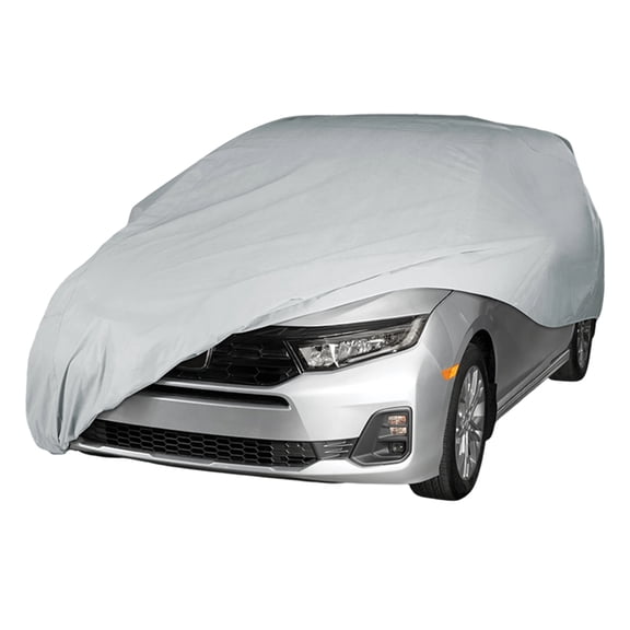 Autodrive Basic L Car Cover for Mid Size Sedans - Indoor and Short-Term Outdoor Protection for Full Size Vehicles