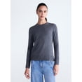 thumbnail image 1 of Free Assembly Women's and Women's Plus Cashmere Sweater with Long Sleeves, Sizes XS-4X, 1 of 5