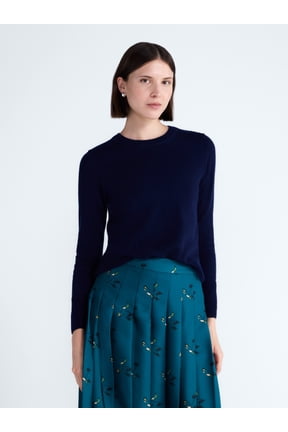 Women's and Women's Plus Cashmere Sweater with Long Sleeves, Sizes XS-4X