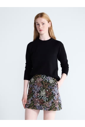 Women's and Women's Plus Cashmere Sweater with Long Sleeves, Sizes XS-4X