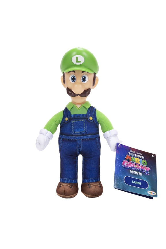 The Super Mario Galaxy Movie – 9 inch Plush Figure – Luigi