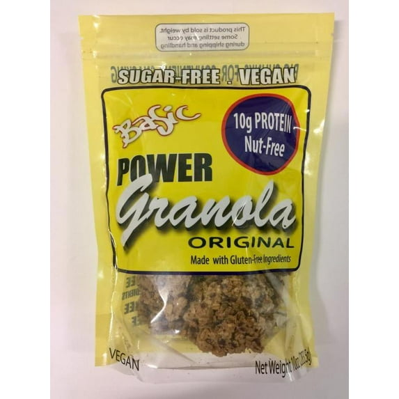 BASIC POWER GRANOLA - Sugar-Free, vegan, gluten free (3 pack)