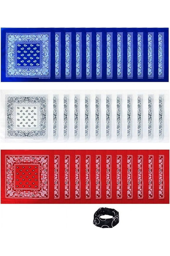 Bandanas for Men and Women 100% Cotton Bandana