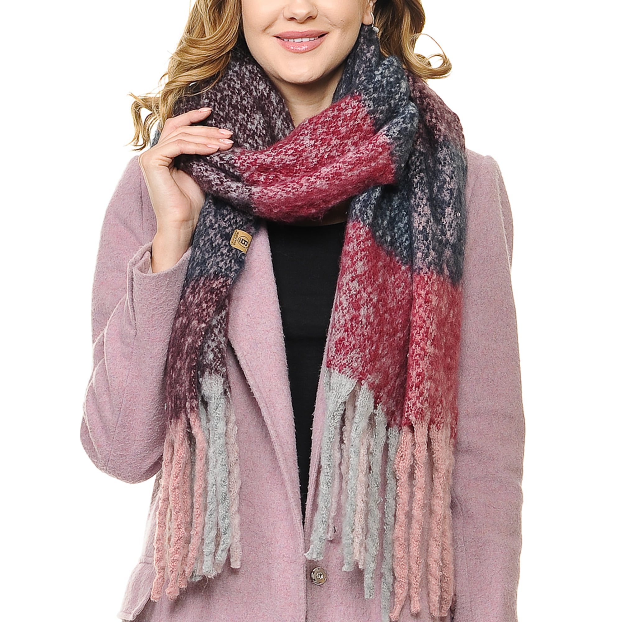 Burgundy scarf best sale womens