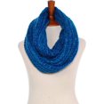 thumbnail image 1 of BASICO Women Infinity Scarf Chunky Knitted Neck Warmer | Winter Crocket Knit Teal Scarf for Women, 1 of 2