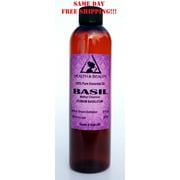 BASIL ESSENTIAL OIL METHYL CHAVICOL AROMATHERAPY NATURAL 100% PURE 8 OZ