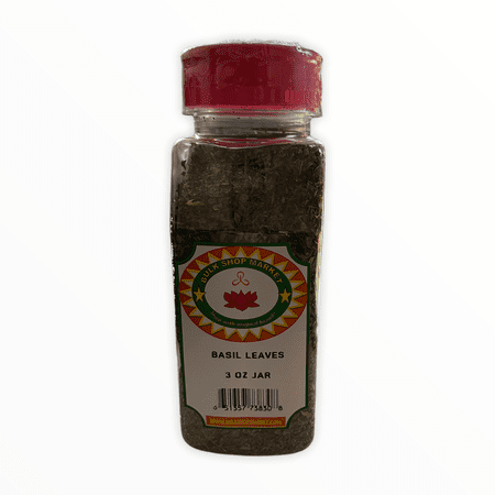BASIL LEAVES 3 OZ JAR SPICE BY BULKSHOPMARKET