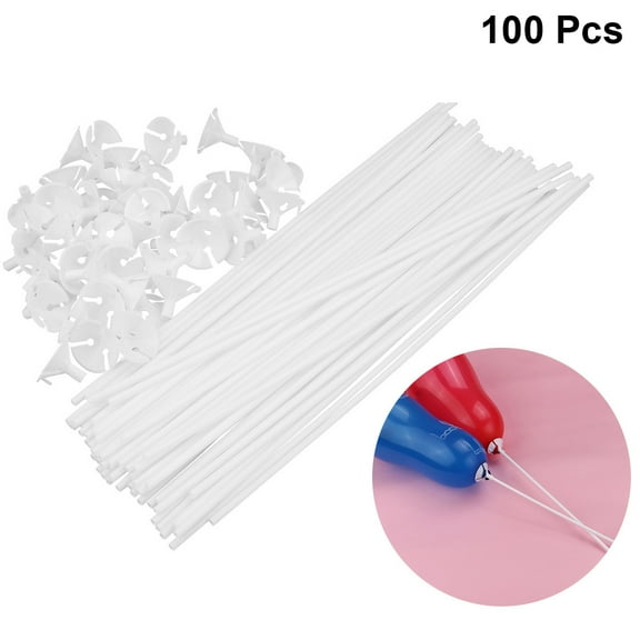 HONMEET Basiou 100Pcs Balloon Holders for Large Latex and Foil Balloons