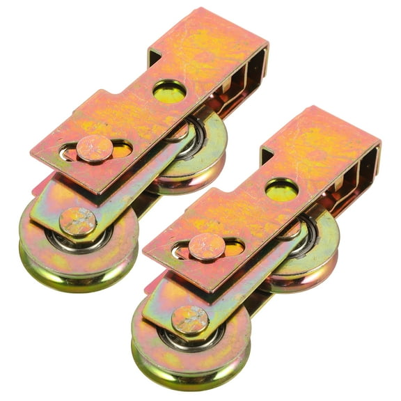 HONMEET Galvanized Iron Patio Door Roller 2Pack Smooth Sliding Low Noise