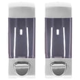 thumbnail image 1 of HONMEET Basious 2-Pack ABS Wall-Mounted Shampoo Dispenser for Bathroom Accessories, and Easy to Install, 1 of 9