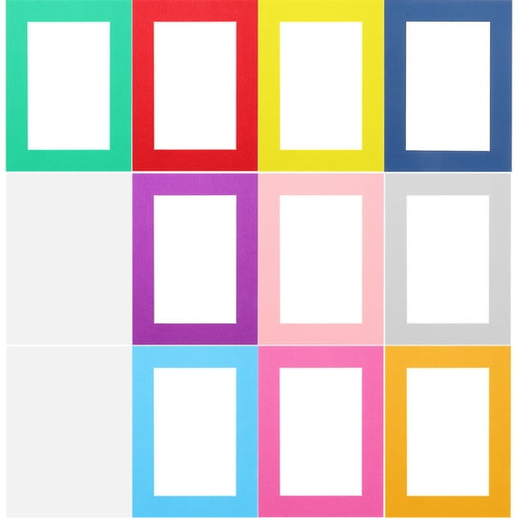 HONMEET Simple Style Wall Picture Frame Assorted Color 30Pcs 7.5X5.5X0.04In