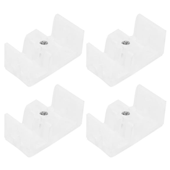 HONMEET Shower Door Replacement Parts White 4Pcs 1.9In X 0.9In X 0.8In