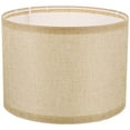 thumbnail image 1 of HONMEET Khaki Linen Drum Lamp Shade for Desk Table and Wall Lamps Decorative Indoor Cover, 1 of 8