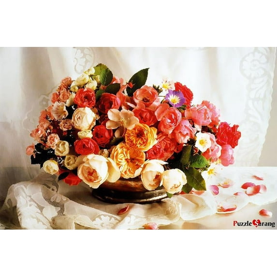 Tomax 100-125 Basket Of Roses 1000 Piece Puzzle
