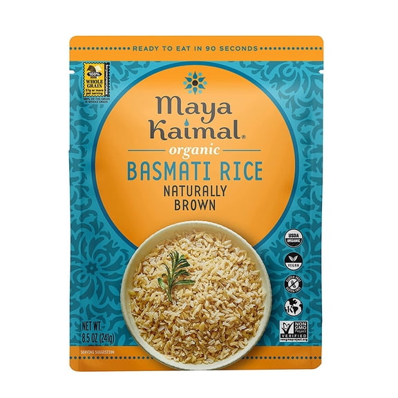 BASMATI RICE, NATURALLY BROWN Pack of 6