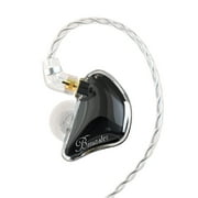BASN Bmaster Triple Drivers in Ear Monitor Headphone with Two Detachable Cables Fit in Ear Suitable for Audio Engineer, MusicianBlack