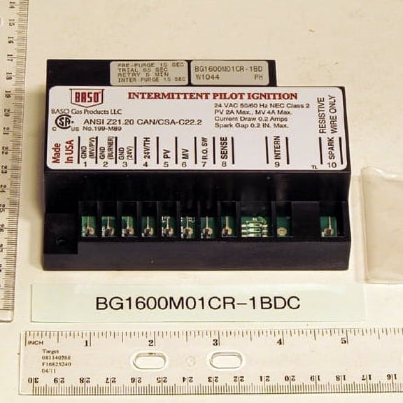 BASO C670JGA-1C Intermittent Pilot Ignition Control For York With