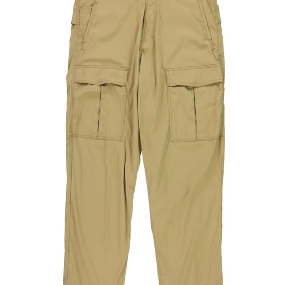 BASS OUTDOOR Mens Solid Casual Trouser Pants, Beige, 34W x 32L