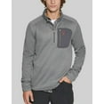 thumbnail image 1 of BASS OUTDOOR Men's Highline Trail 1/2 Zip Moisture Wicking Sweatshirt, Gray S, 1 of 1