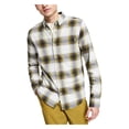 thumbnail image 1 of BASS OUTDOOR Mens Flannel Plaid Button-Down Shirt, 1 of 2