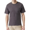 thumbnail image 1 of BASS OUTDOOR Mens Pocket Tee Basic T-Shirt, Grey, Medium, 1 of 1