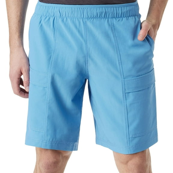 BASS OUTDOOR Mens Classic Casual Cargo Shorts, Blue, Medium