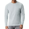 thumbnail image 1 of BASS OUTDOOR Mens Raglan Basic T-Shirt, Grey, Large, 1 of 2